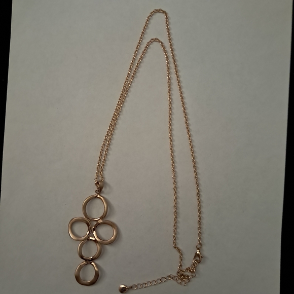 Gorjana Goldtone Interlocking Circles Necklace - Picture 1 of 5